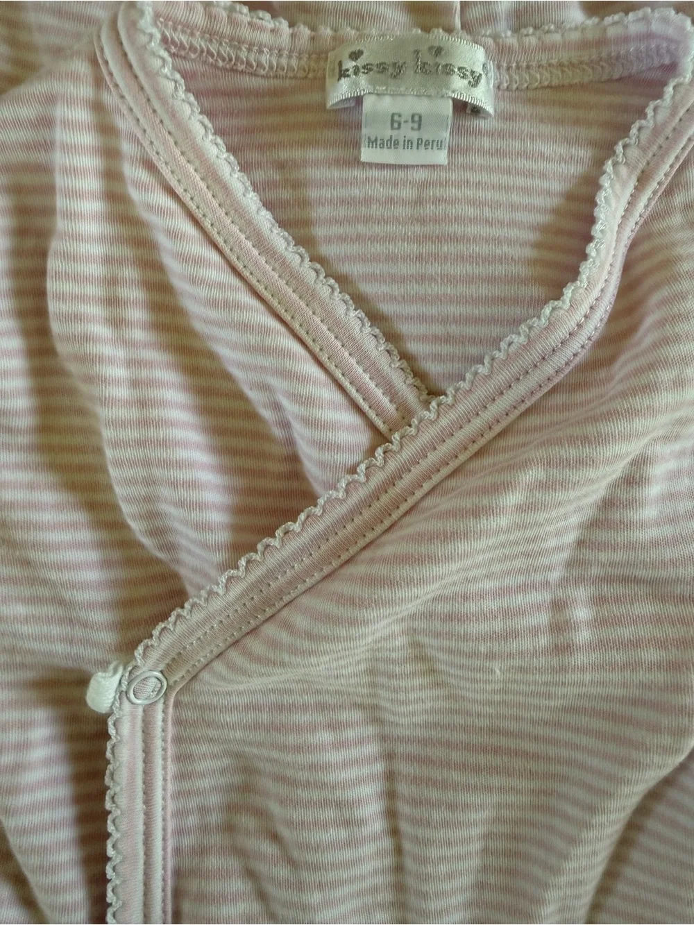 Kissy Kissy Pink & White Striped Baby Gift Set 6-9m was $99